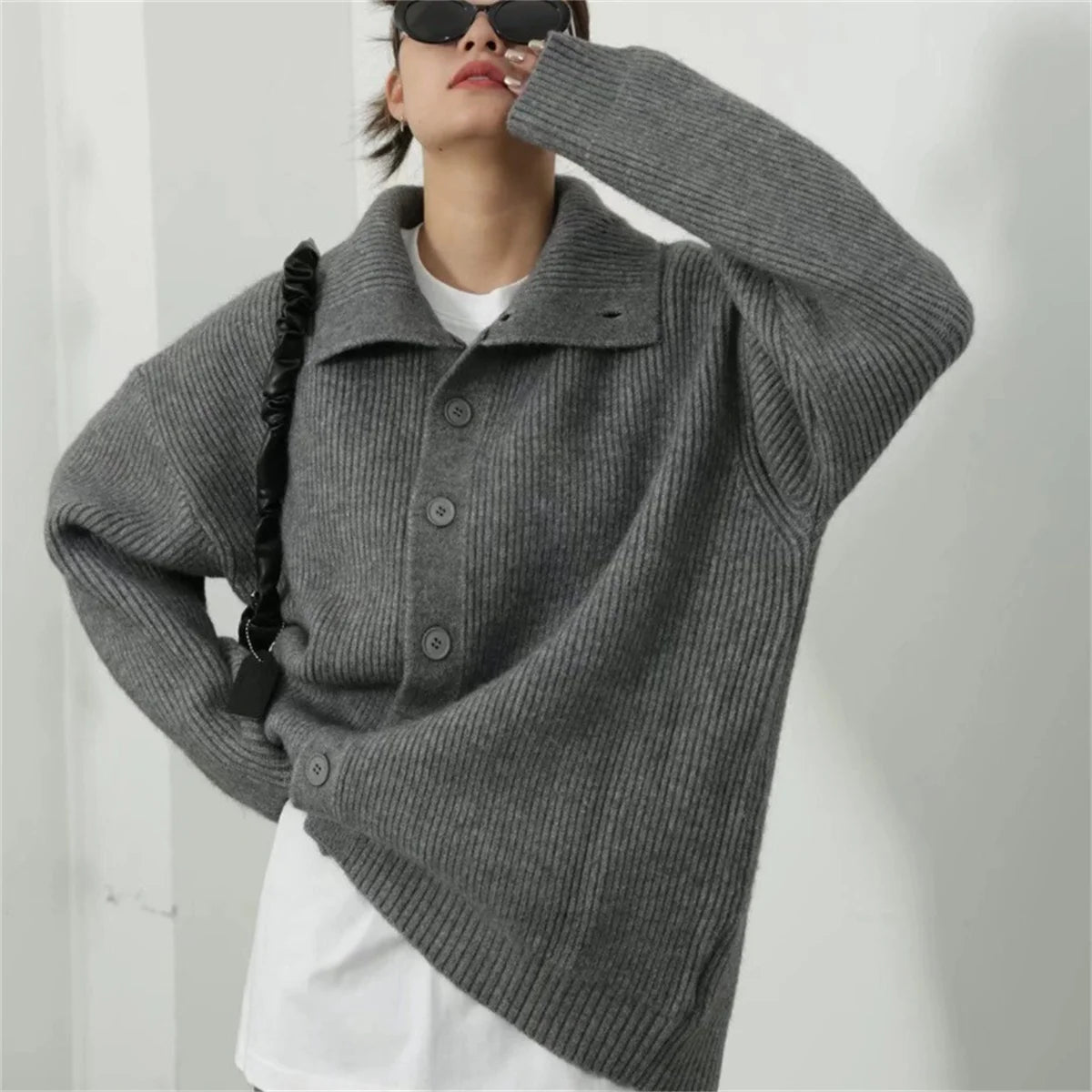 Women Vintage Autumn Winter Cardigan
